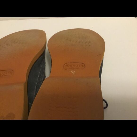 Doucal’s Suede Leather Wingtip Loafer Blue Sz 8.5 - Picture 6 of 6